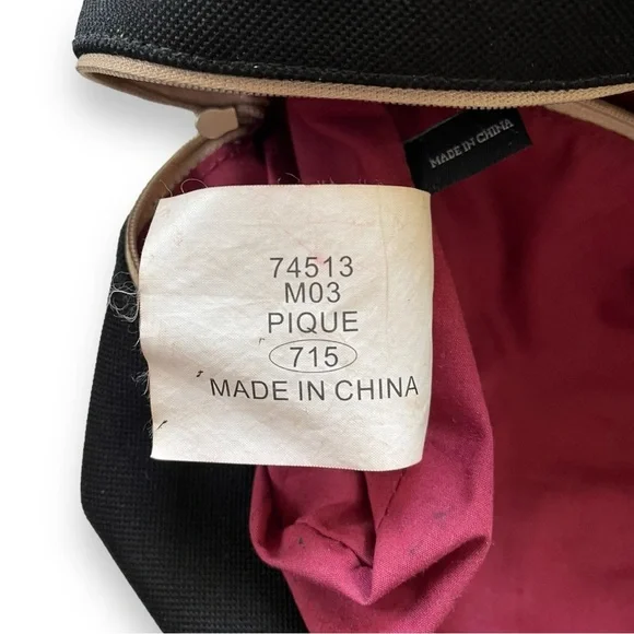 Vintage Lacoste Black Mini Tote Shoulder Bag - Picture 12 of 14